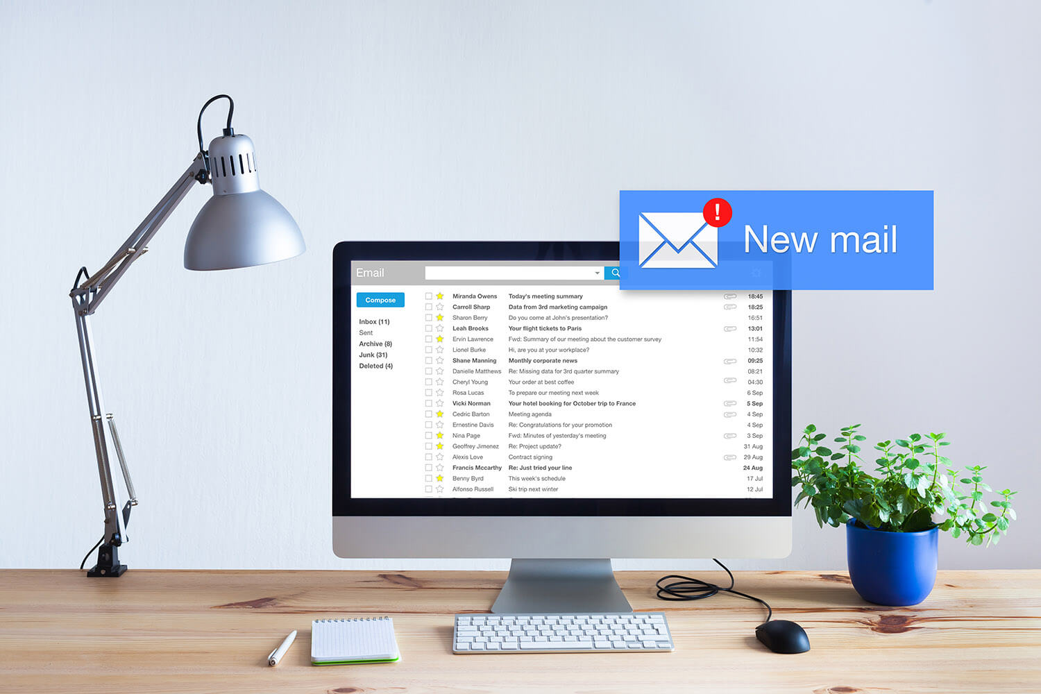 email organization tips